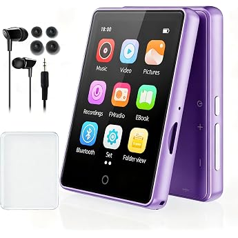 32GB MP3 Player with Bluetooth 5.3, Portable MP3 Player with Speaker | For children Hi-Fi sound quality, 2.8 inch touch scree