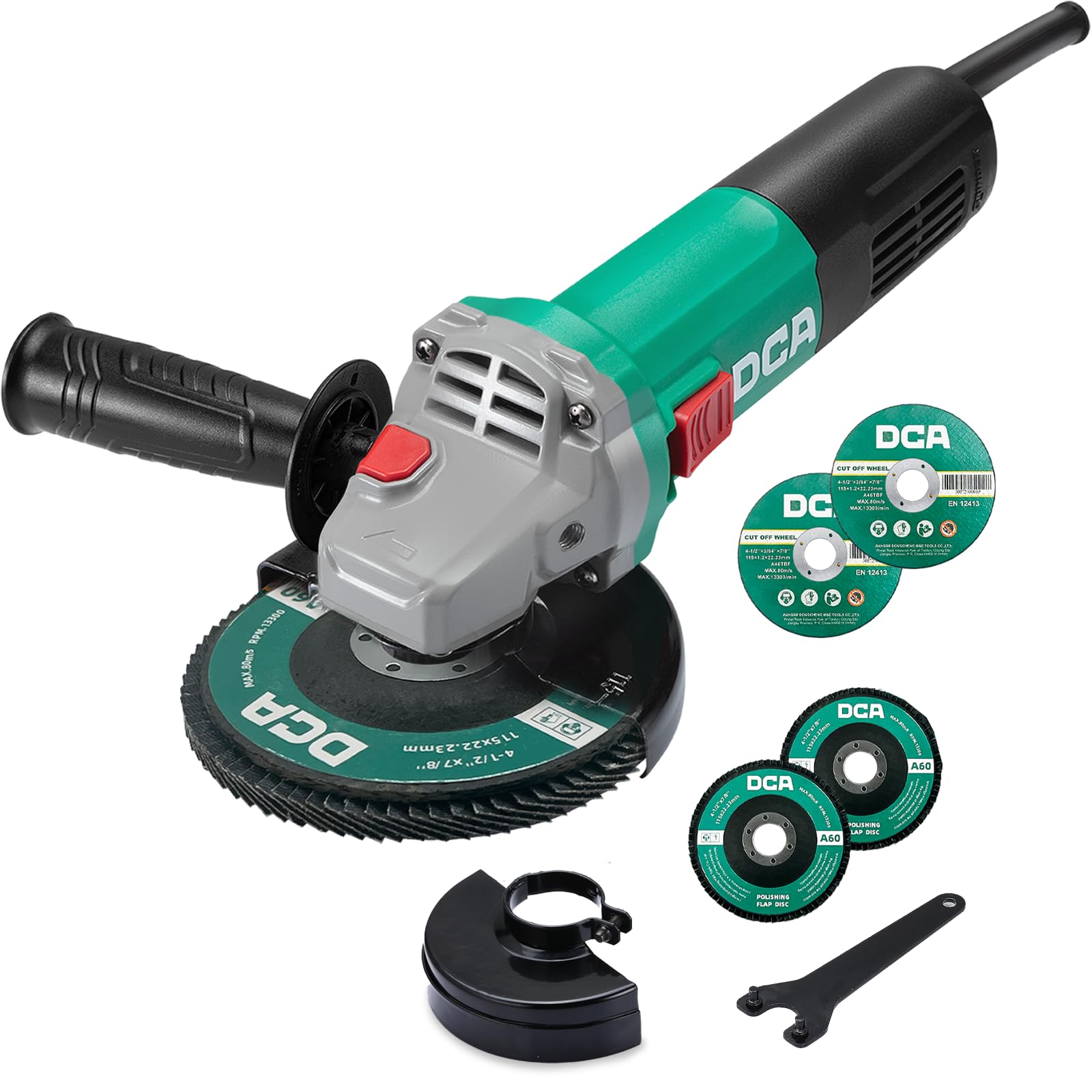DCA Angle Grinder - 7.2 Amp Power Tool -1