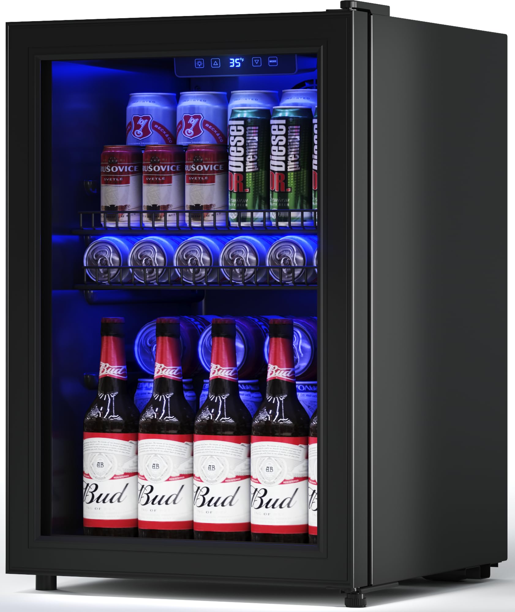 Tehanld 1.8 cu ft Beverage Cooler Black