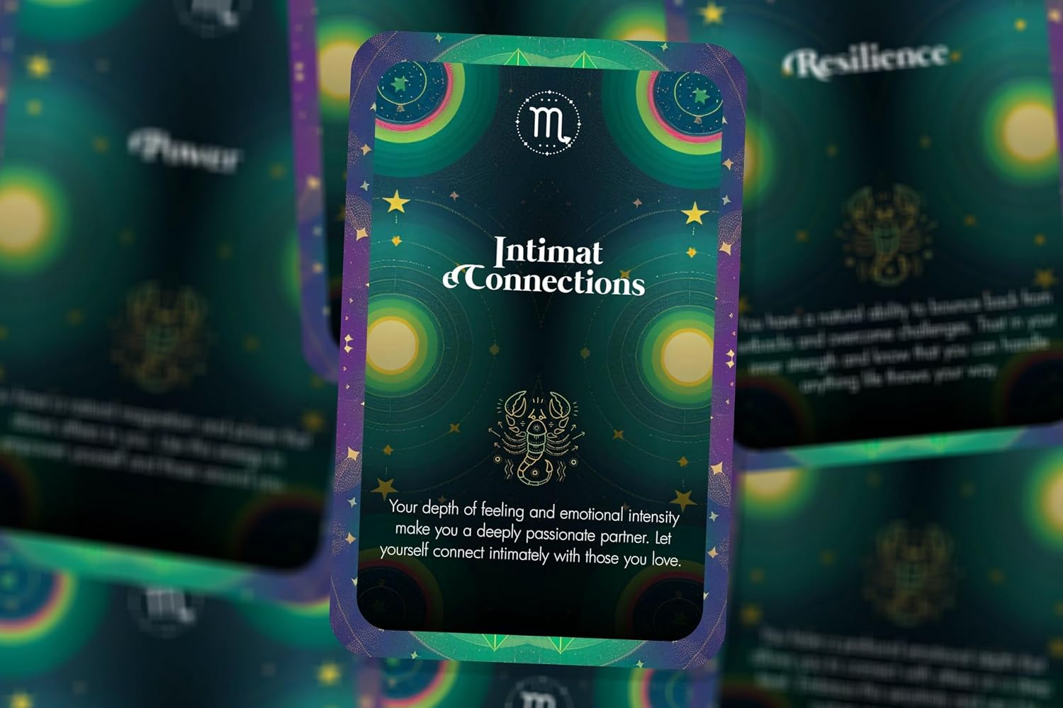 Ibiza Tarot The Oracle of Scorpio - The Mystic Horoscope Oracle Cards | Fortune Telling Oracle Cards Deck for Beginners | Authentic Experience - Set of 22 Cards
