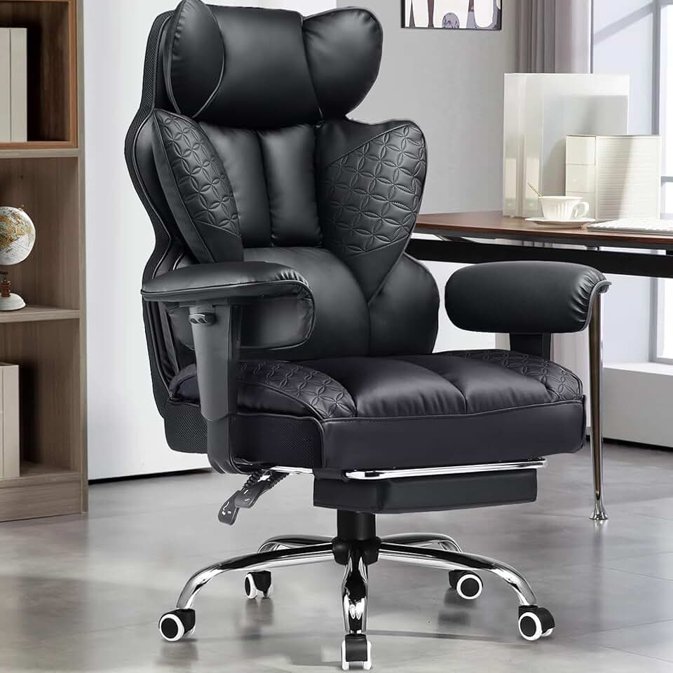 GTPLAYER Big and Tall Gaming Chair 400lbs Heavy Duty Office Chair