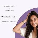 Be Bodywise Hair Scalp Massager Shampoo Brush with Soft Silicone Bristles | Exfoliating Stimulating, Anti Dandruff, Shower Scalp Scrubber | Handheld & Lightweight | Black gallery image
