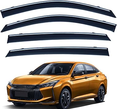 Window Visors Rain Guards for Dongfeng Aeolus Shine MK1 2019-2025, Side Window Deflectors,Vent Visors Guard Deflector Shade Vent Shield
