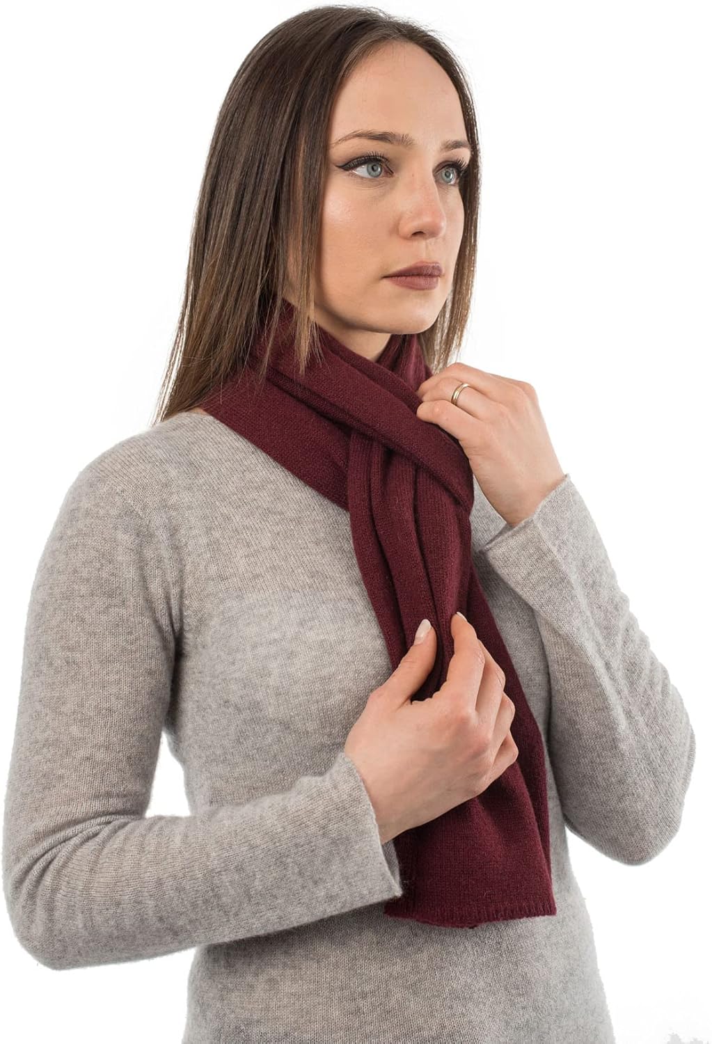 Dalle Piane Cashmere - 100% Cashmere Classic Scarf - Made in Italy - Neck Warmer (12" x 63") - Luxury Gift - Image 3