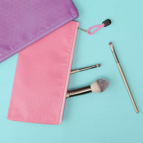 Miniatura 6 de LABUK 29 bolsas para lápices con cremallera, pequeñas bolsas de lápices con cremallera, estuches impermeables para oficina, escuela, viajes,