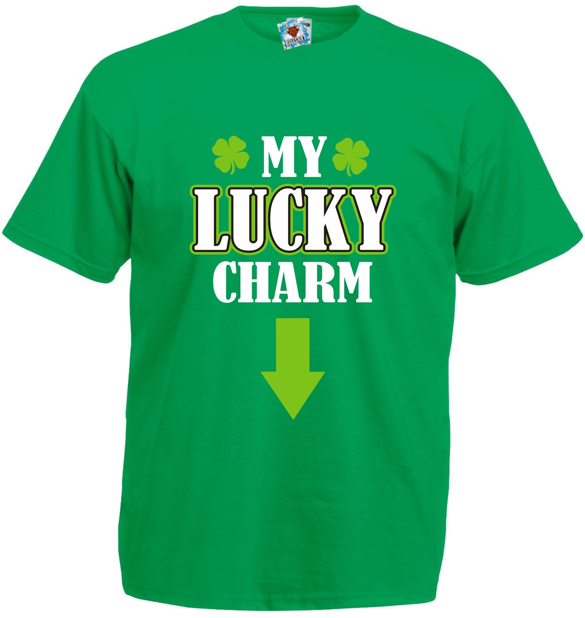 Reality Glitch Men's Green My Lucky Charm T-Shirt