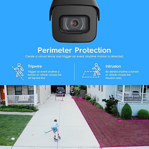 Miniatura 7 de Amcrest Sistema de cámara de seguridad 4K con NVR PoE 4K 8CH 4 x 4K 8 megapíxeles IP67 resistente a la intemperie cámaras IP POE lente de 0110in