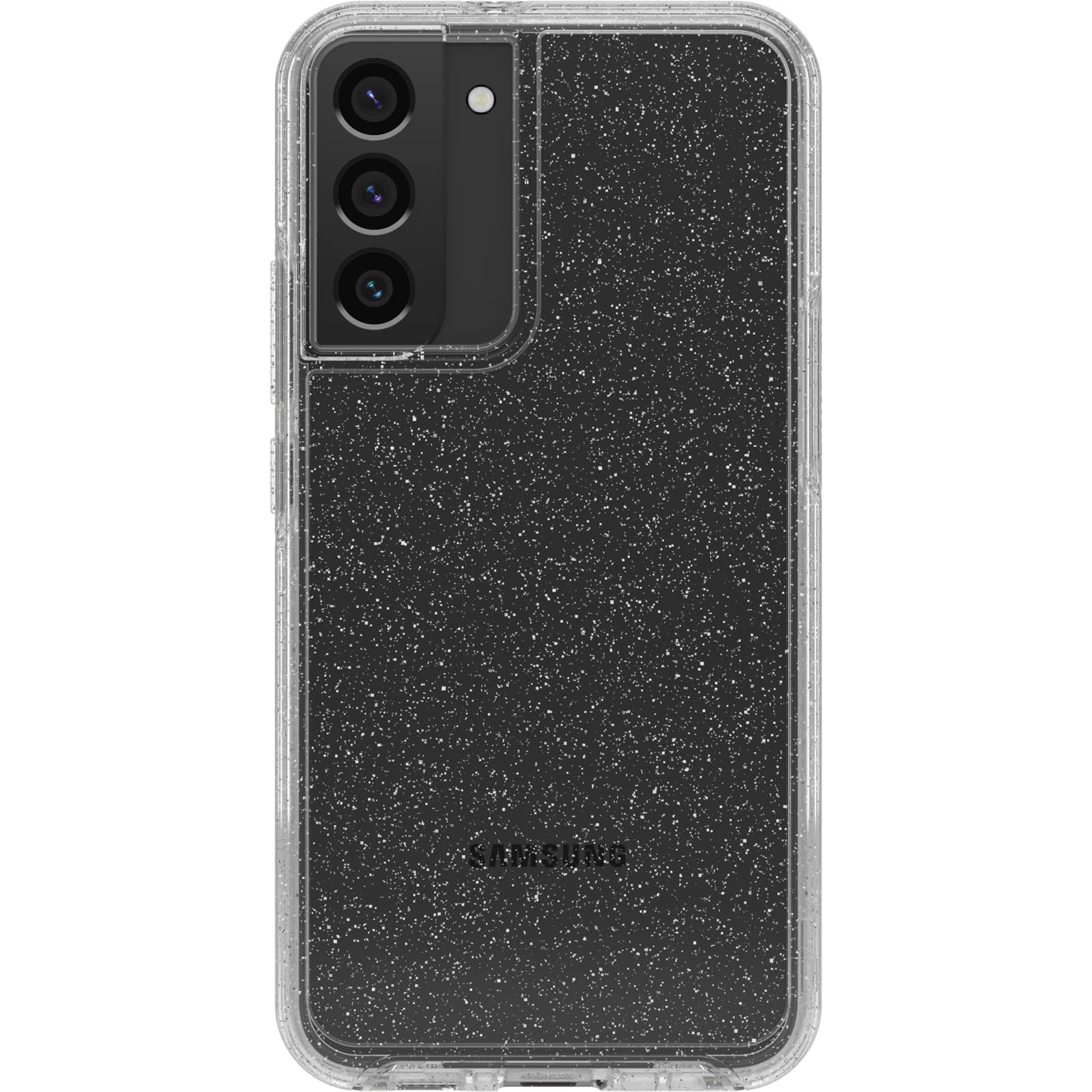Otterbox Cover per Samsung Galaxy S22+ Symmetry Clear, resistente a shock e cadute, sottile, testata 3x MIL-STD 810G, protezione antimicrobica, Stardust