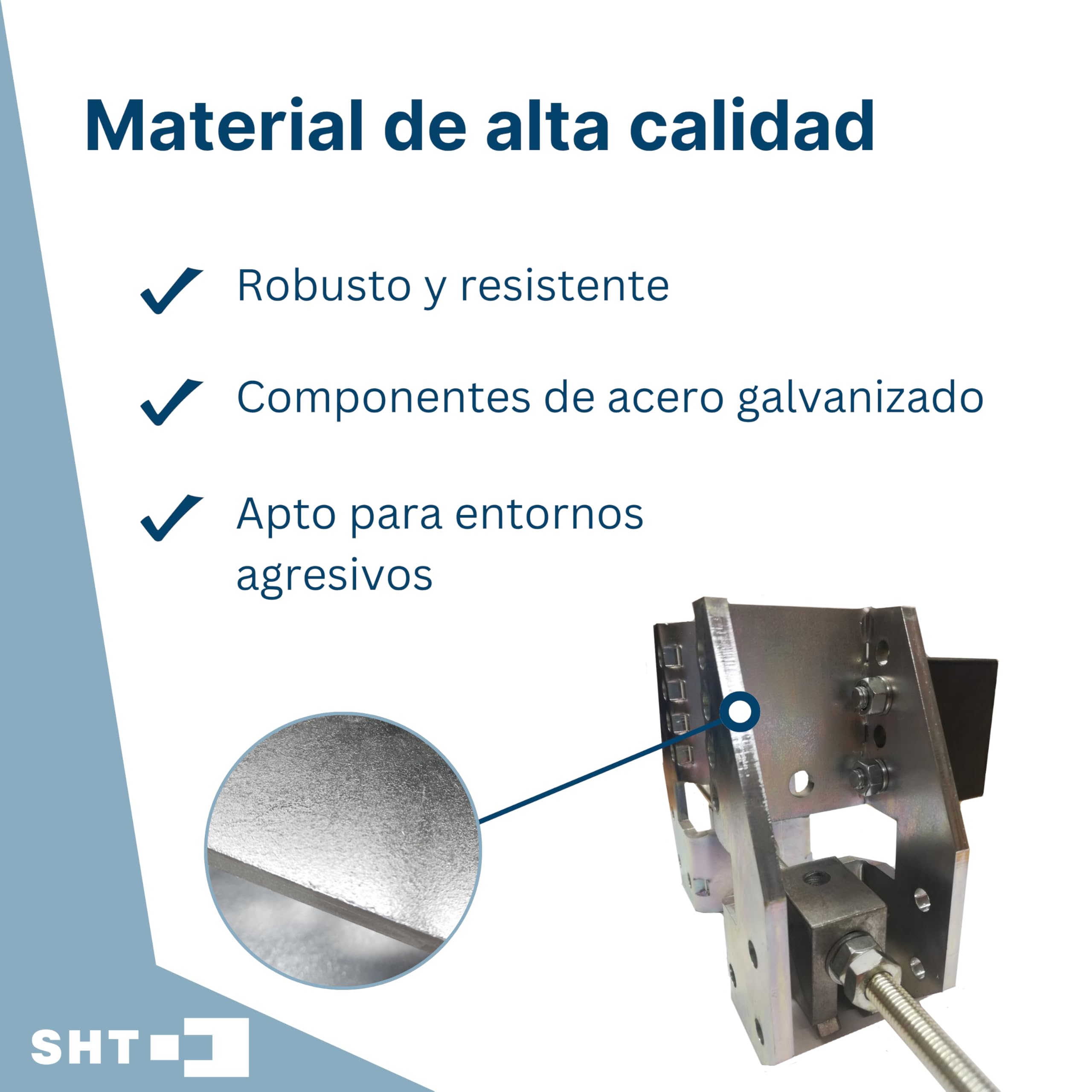Set de 2 topes de carro SHT – Amortiguadores para carril de 82 a 300 mm – 2 unidades