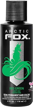 Arctic Fox 100% Vegan Iris Green 4oz Semi-Permanent Hair Color