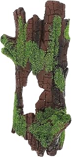 Abaodam Casa De Esconderijo Para Répteis Tronco De Aquário Esconderijo Tanque De Peixes Decoração De Casa De Madeira Esconderijo De Répteis Caverna Tanque De Peixes Tronco De