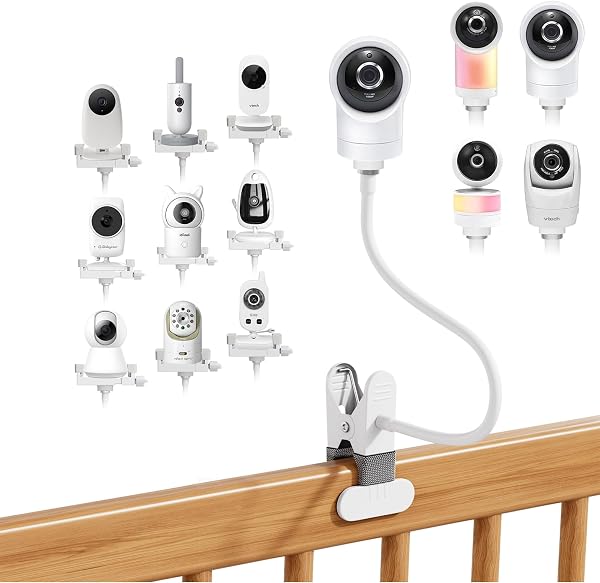Support de moniteur pour bébé compatible avec VTech VM924/901/928HD/5263/5755/5764HD/7764HD/5766/5263/BM5254/RM5755HD/Leapfrog LF920HD/RM7768HD/LF815HD/LF17768HD/LF17. 26 FHD / Caméras LF2413 - 1
