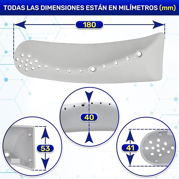 3 Pieces Washing Machine Drum Flap with Original Code 41021913 for Candy for Hoover - 10 Year Warranty - MONTERAL - 2