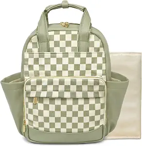  Green Small Diaper Bag Baby Boy Diaper Bag with Changing Pad