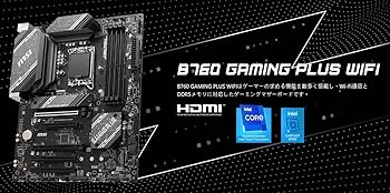 Amazon.co.jp: MSIマザーボード B760 GAMING PLUS WIFI DDR5 第