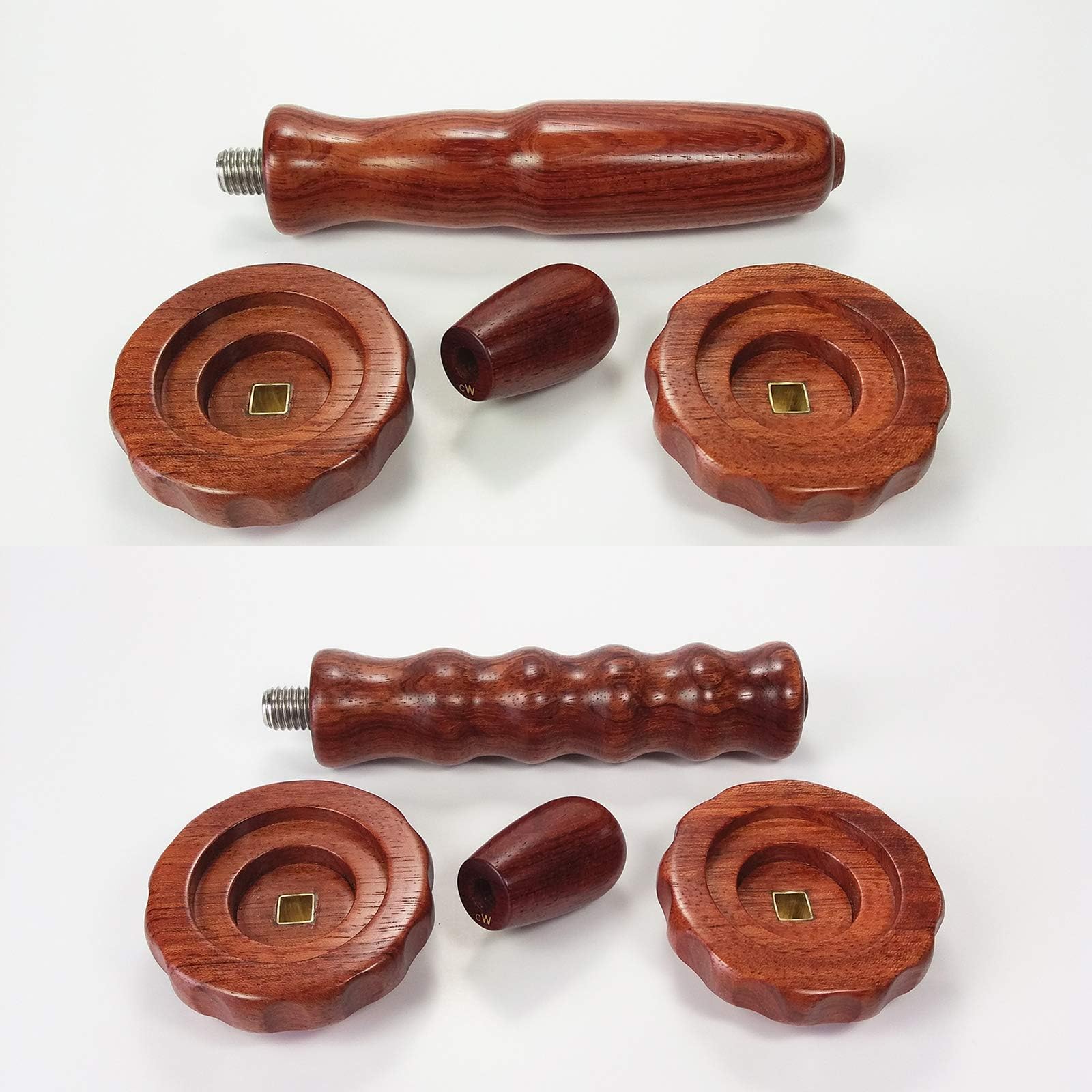 Rocket R58 Appartamento espresso machine premium wooden parts set handmade clubWOOD (LaMarzocco style p/handle, Dark-Wenge)