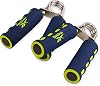 Reebok 2-Pack Hand Grips, Spring Coiled Wrist, Fingers & Forearm Strength Trainer with Soft Foam Handles, Improves Grip Strength, Resistance Hand Gripper for Manual Exercises & Rehab