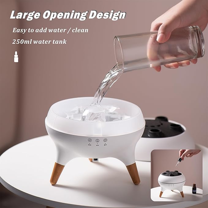 Difusor de Aromas Eléctrico 250ML con Medusas Bailarinas y 7 Luces LED miniatura 8