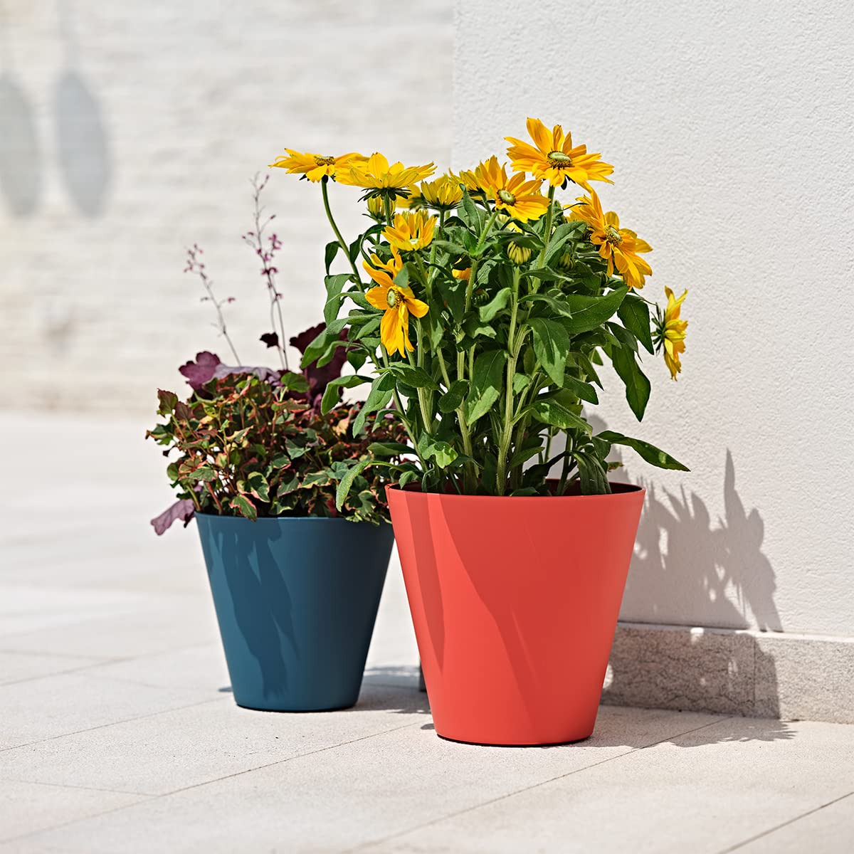 Teraplast Estoril Übertopf – 12 Cm Durchmesser, Olive, Mit Wassergitter, 100% Recycelbar