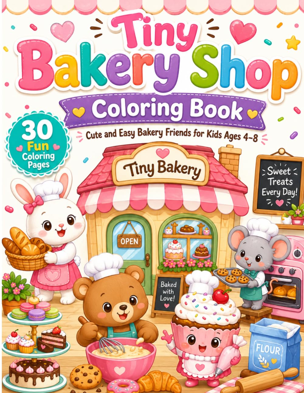 Tiny Bakery Shop (Tiny Coloring World)