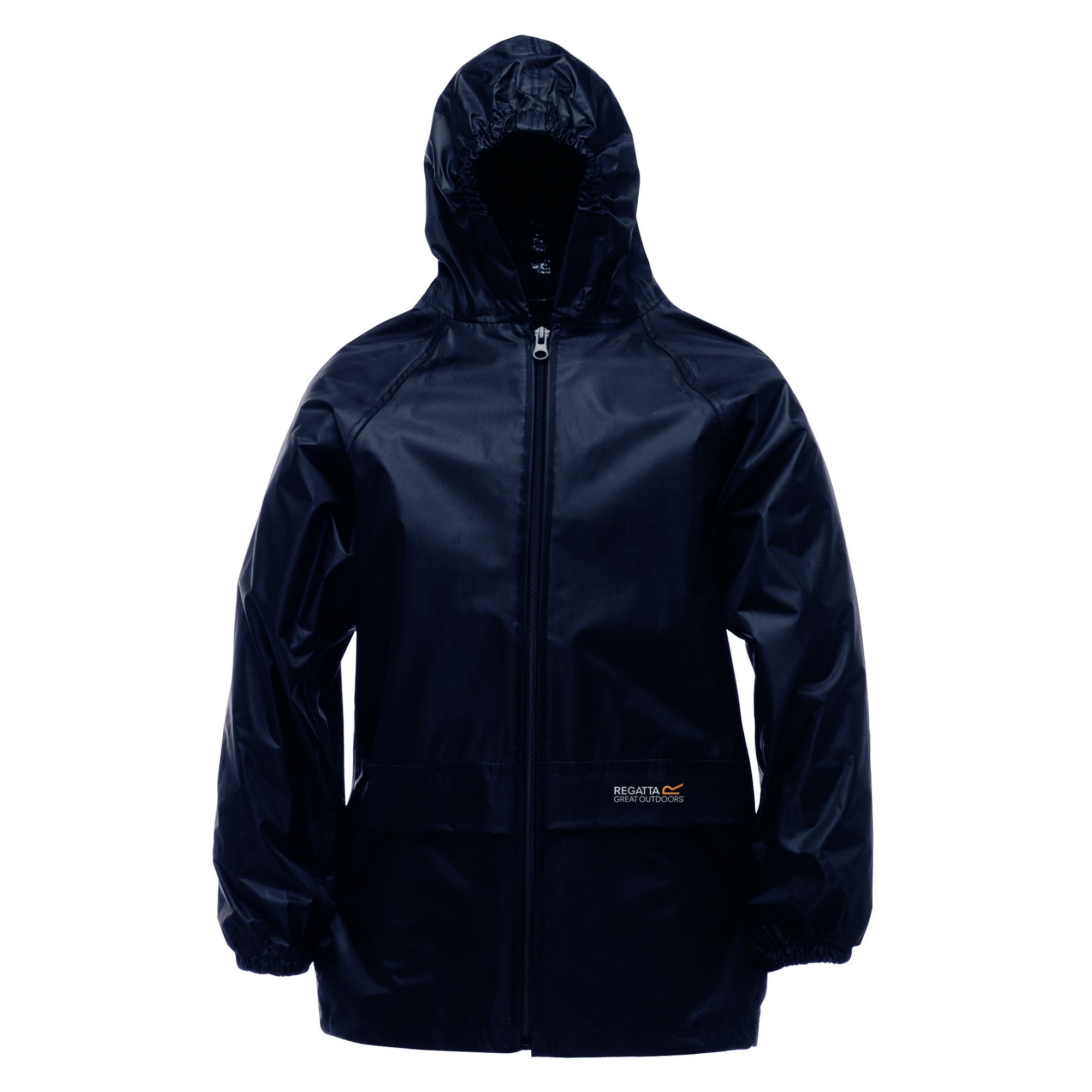 Regatta Kids Stormbreak Waterproof Jacket, Black/Black, Size 7-8 Years