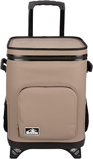Grizzly Drifter 32 | Wheeled Soft Sided Cooler Bag for Beach Boat Camping Car Fishing Golf Hiking Lunch | 32-Quart