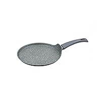 Zanetti - DURAPIETRA Crepiera 28 cm in Alluminio, Padella Antiaderente per Crepes