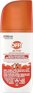 OFF! Active Insect and Mosquito Repellent, Bug Spray for Camping, Bug Repellent Safe for Clothing, 85 mL (Packaging May Vary)