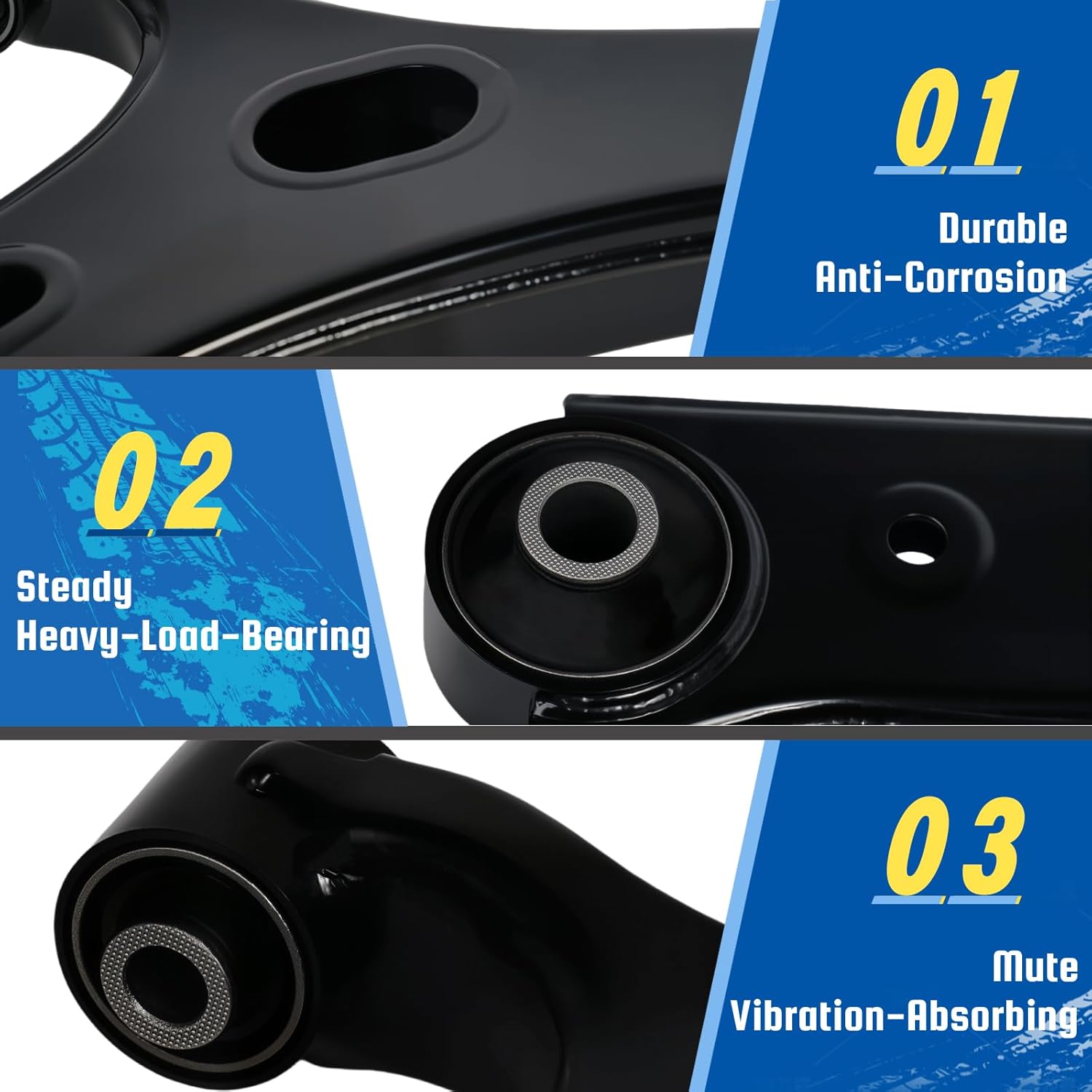 2PCS Front Lower Control Arm w/Ball Joint Assembly Compatible with Subaru Forester 2014 2015 2016 2017 2018, Replace OE# K622856 K622857 20202SG000 20202SG010