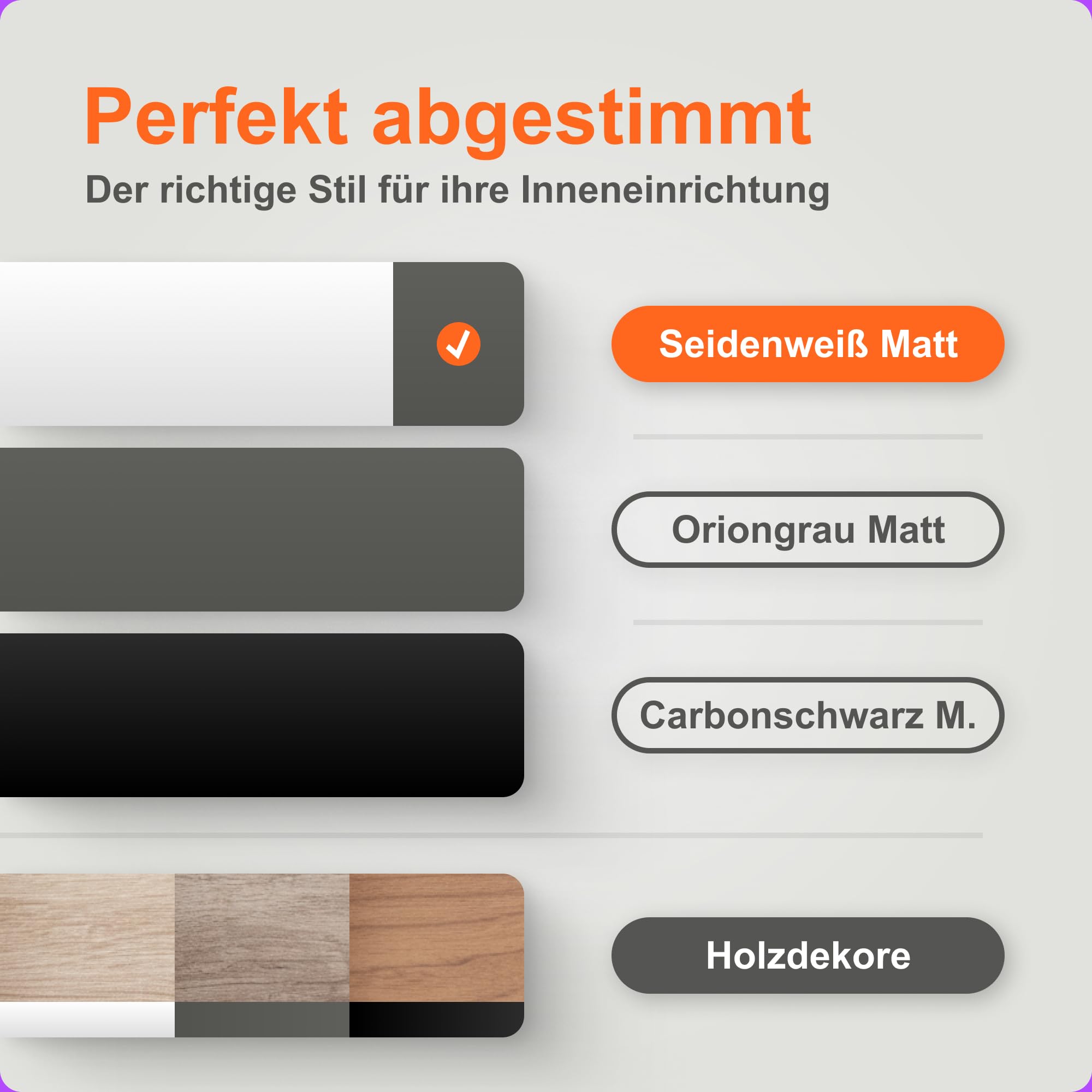 Blum AMBIA-LINE Besteckkasten mit Soft-Touch | Premium Schubladen-Organizer für moderne Küchenschublade & Schrank | schützt, sortiert & ordnet Besteck und Küchenhelfer | 42,5×30×5,1 cm | Grau/Weiß