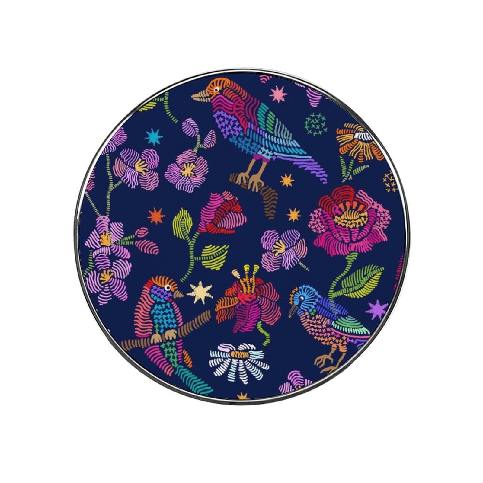 Birds And Flowers Refrigerator Magnet Decorative Locker Magnet For Kitchen And Office Home Décor
