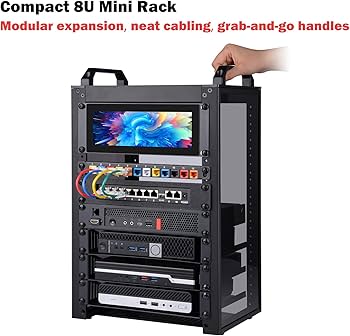 Amazon.com: GeeekPi 8U Server Cabinet, 10 inch Server Rack for Amazon.com: GeeekPi 8U Server Cabinet, 10 inch Server Rack for