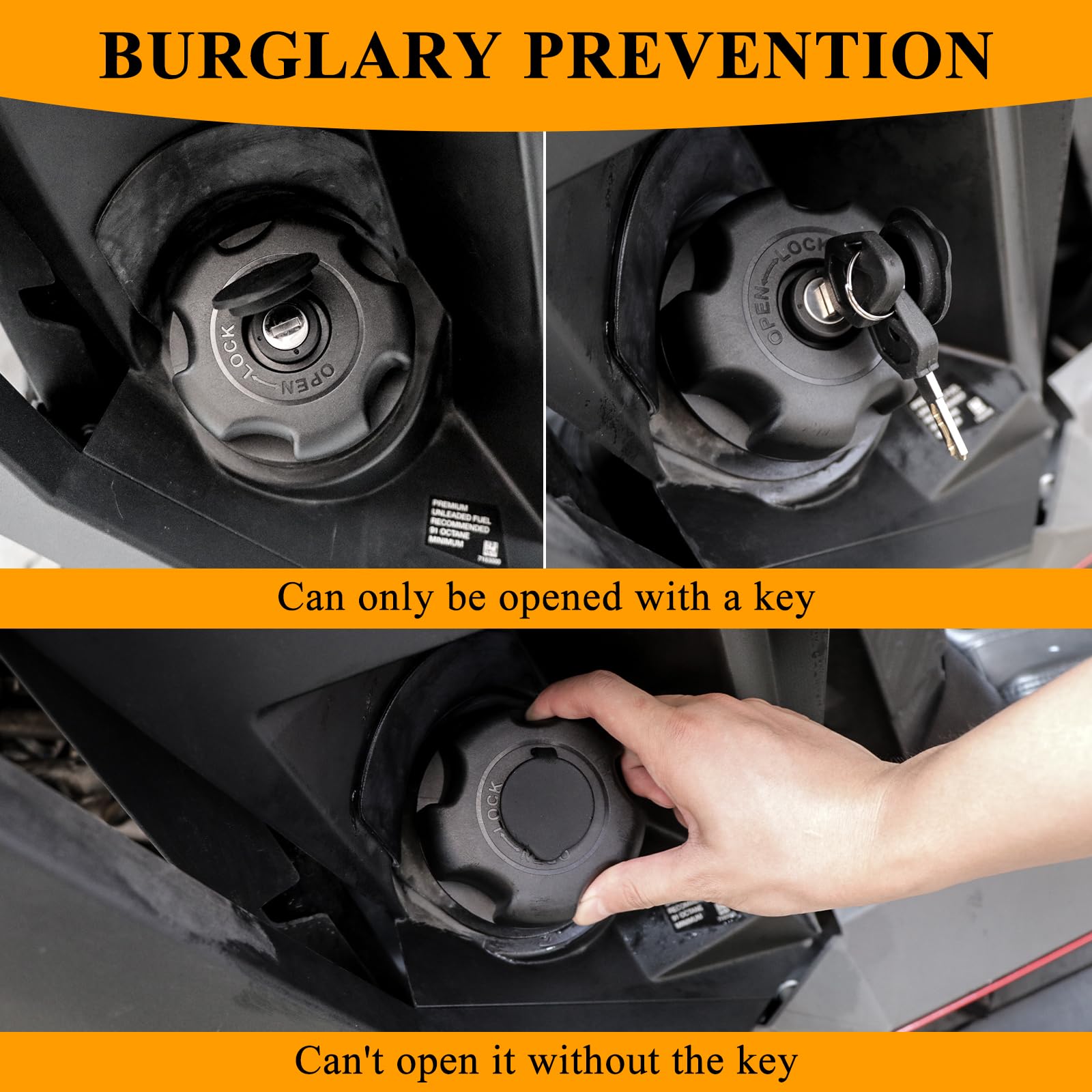 Amazon.com: JHD-TOGO Locking Gas Cap for Boat, Fuel Gas Tank Cap