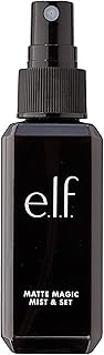 e.l.f, Matte Magic Mist & Set - Small, Lightweight, Long Lasting, Mattifying, Revitalizes, Controls Shine, Refreshes, Hydr...