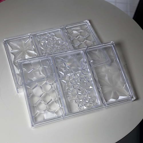 Vista 38 de Grainrain Moldes de chocolate de plástico Moldes de caramelo de flores Moldes de policarbonato de plástico Moldes de chocolate transparente duro DIY