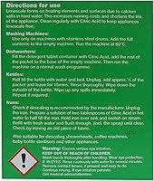 Vista 3 de Dri-Pak Descalcificador de electrodomésticos naturales de ácido cítrico, removedor de cal, 2 paquetes de 8.82 oz