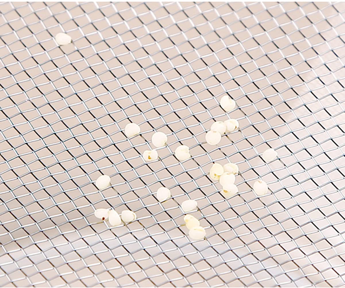 Edelstahl Drahtgeflecht 304 - 8 Maschen, 3mm Loch, 1x4m