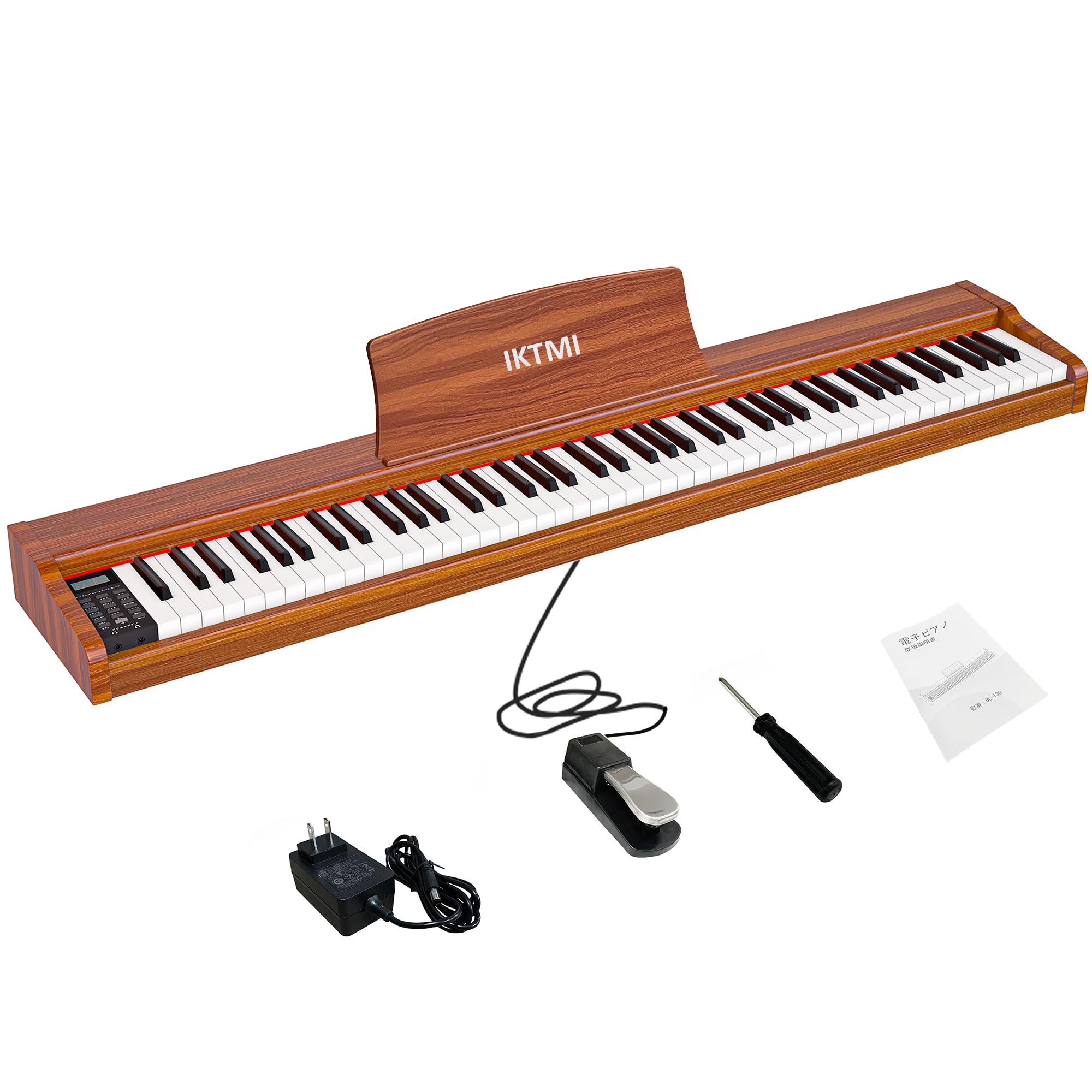 電子ピアノ 88鍵盤 木製 ペダル付き スタンド一体型 MIDI対応 練習用 電子ピアノ 88鍵盤 木製 ペダル付き スタンド一体型 MIDI対応