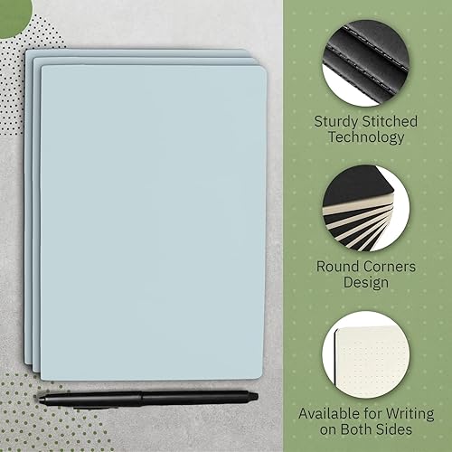 Miniatura 4 de Simply Genius Cuaderno de puntos A5  Diario de viaje y cuaderno de bolsillo  Producto profesional para tomar notas y oficina  Planificación creativa