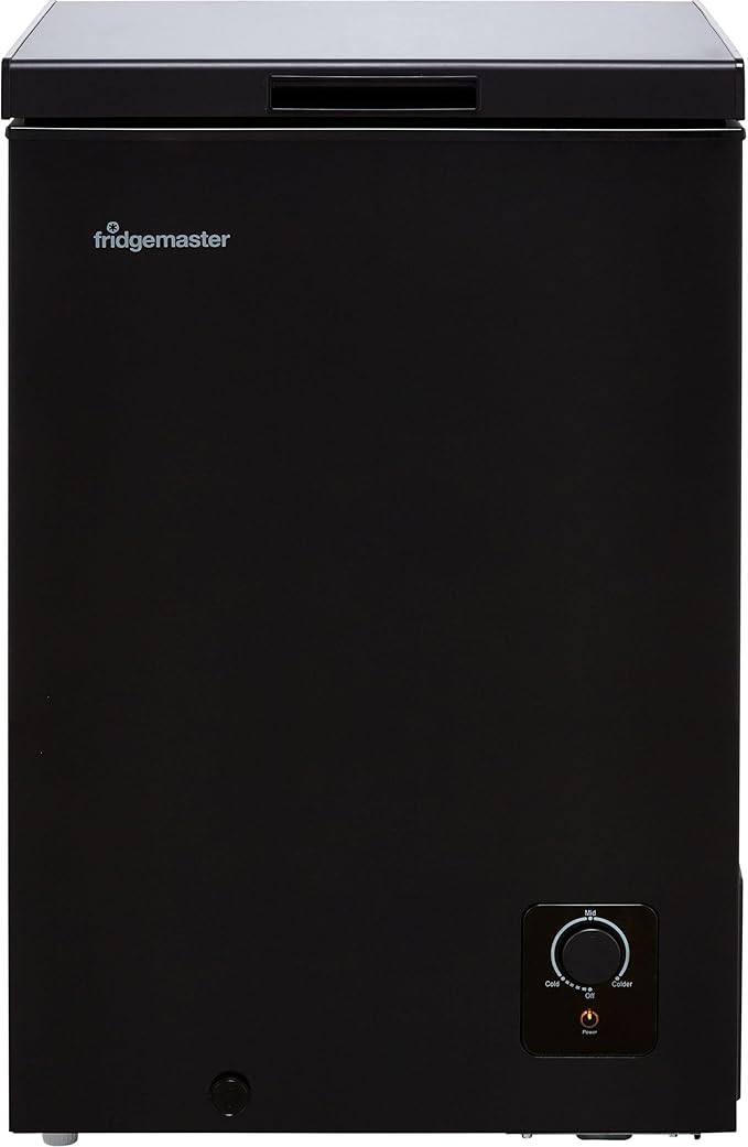 Fridgemaster MCF96B Black Chest Freezer Amazon.co.uk Large Appliances