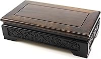 Vista 1 de Muebles orientales chinos de palisandro macizo Mahagony soporte de exhibición de madera base de madera rectangular con forma rectangular