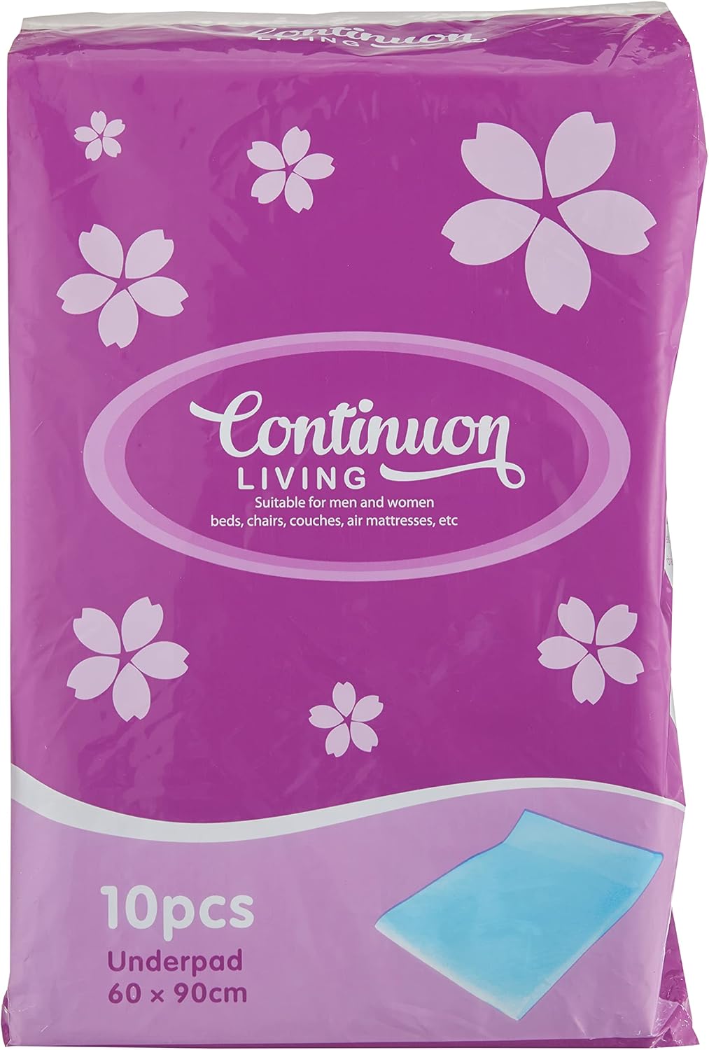 Continuon Extra Absorbent Incontinence Bed Pads with