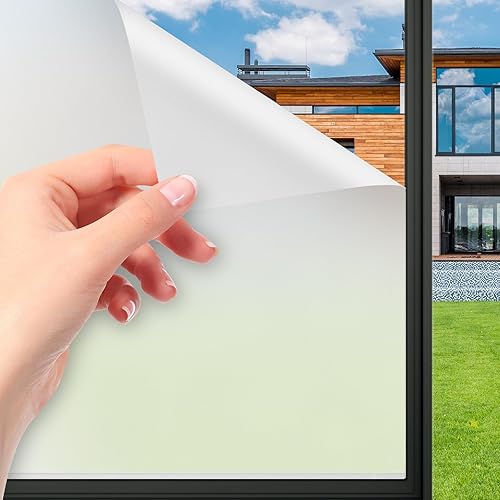 Película de privacidad para ventana de vidrio esmerilado película de privacidad para ventanas de vidrio, adherencia estática, no adhesiva, opaca,
