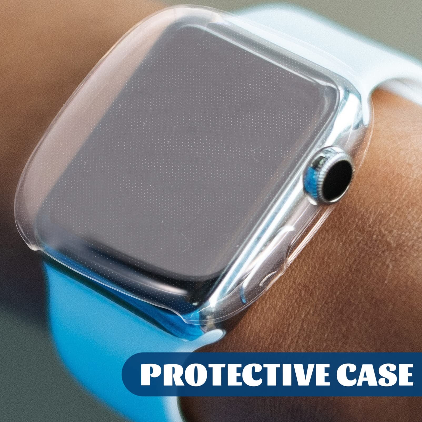 Angoily 20pezzi Custodia Protettiva Trasparente Per Smartwatch Sense Da Trasparente Protezione Completa Resistente Graffi e Urti Facile Accesso Tasti e Funzioni