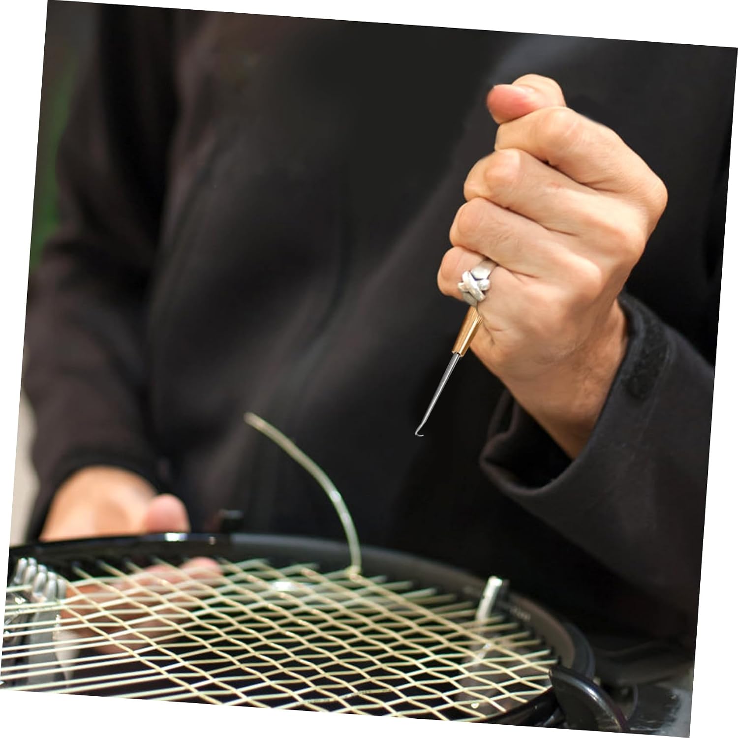 POPETPOP Badminton Stringing Machine Racket Threading Tool Tennis Racket Fixing Tool Stringing