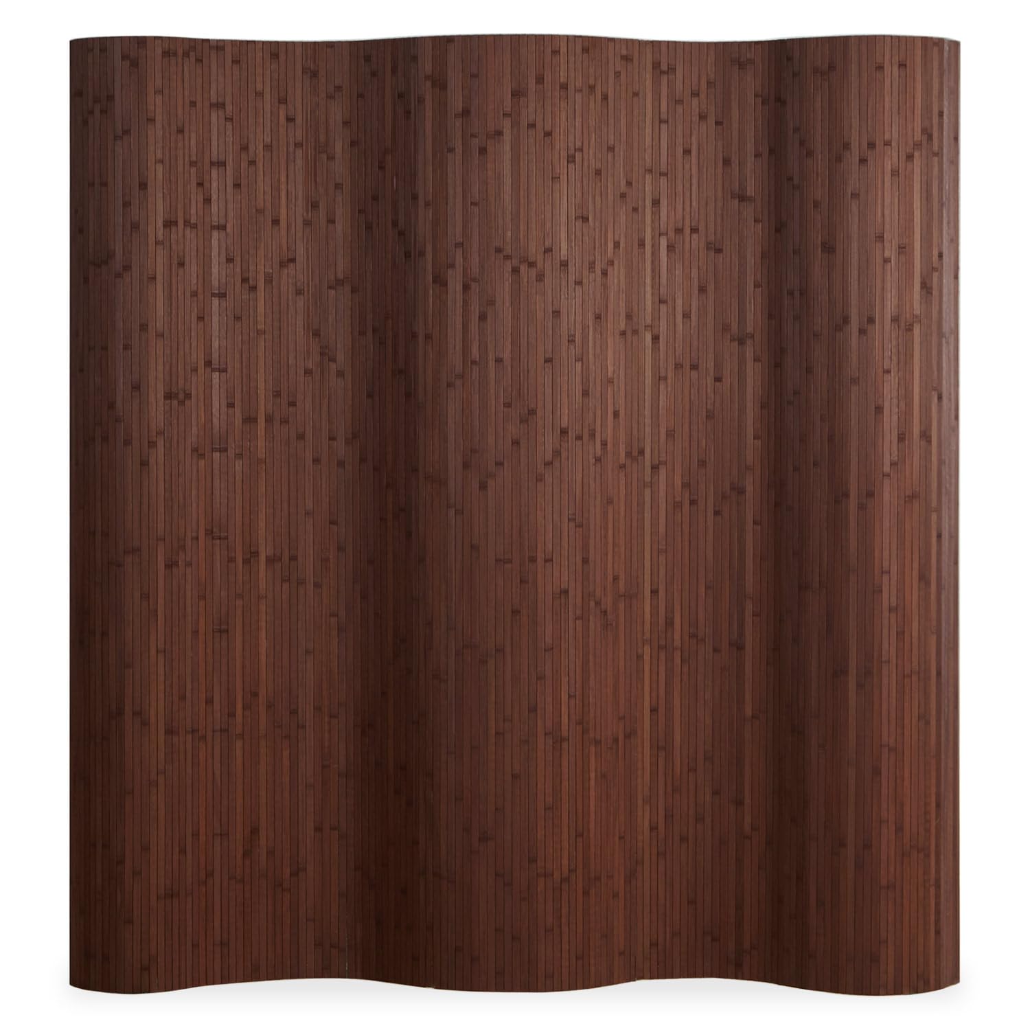 Paravent Salle diviseur partition Bambou Brun foncé Nouveau