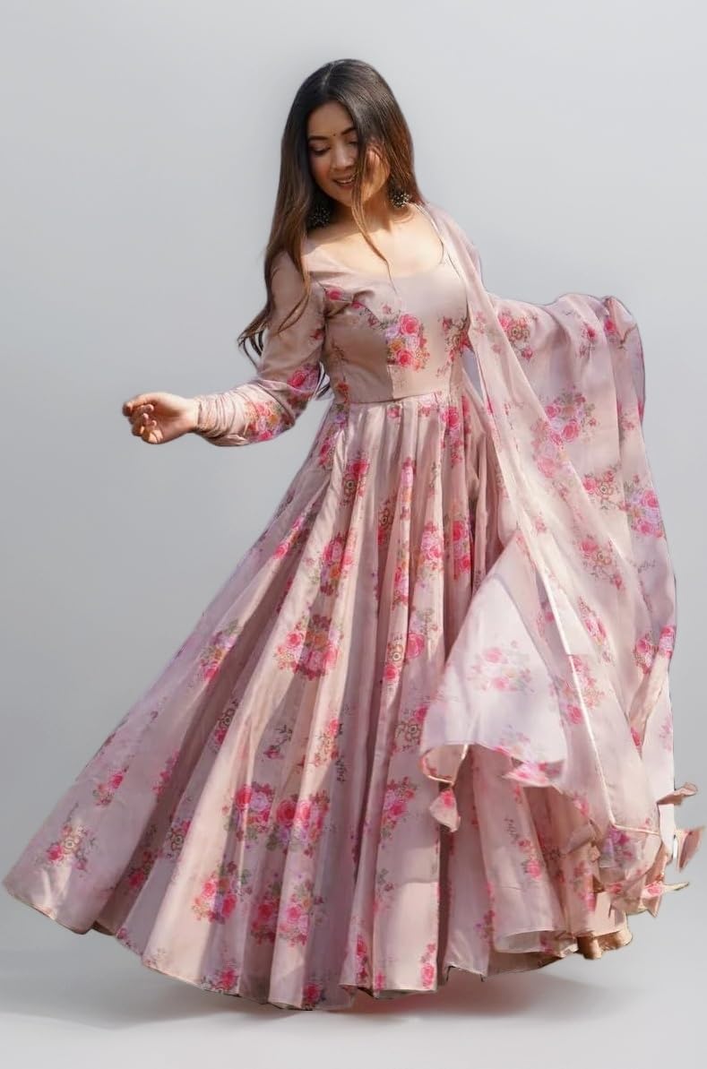 Wedani Georgette Anarkali Kurta Set for Women