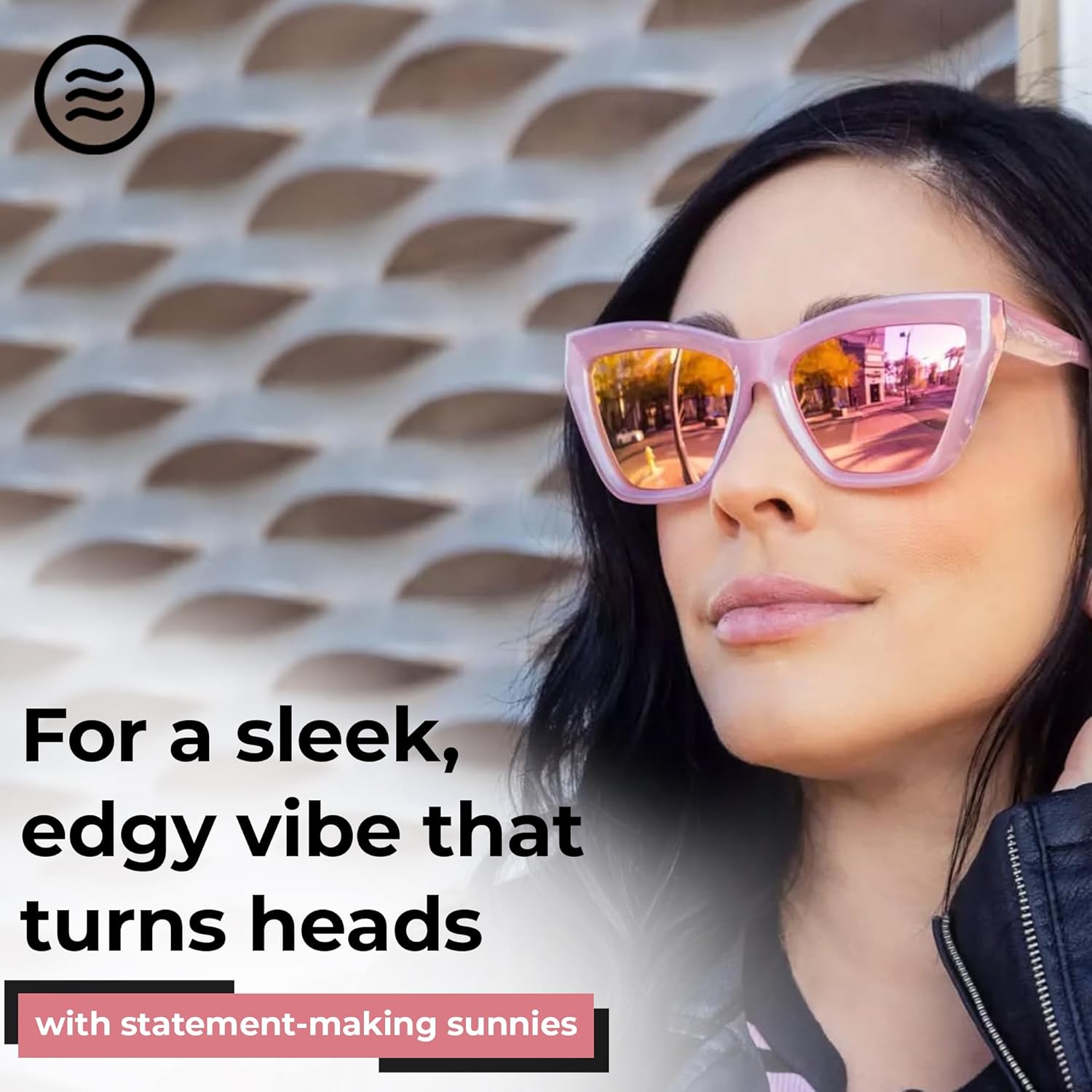 NEVEN Coven Women’s Polarized Sunglasses - Bold, Edgy Designer Cat Eye Sunglasses for Women - Stylish UV Protection Glasses