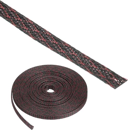 Vista 17 de Telar de alambre expandible de PET de 25 pies, 3/8 pulgadas, funda de alambre trenzado de PET