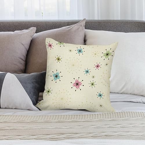 Miniatura 4 de Fundas de almohada retro de mediados de siglo, geométricas abstractas de mediados de siglo, retro, atómicas de los años 50, decoración para sofá,